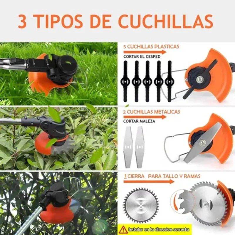 Guadaña Recargable TurboBlade™ [2 BATERÍAS EXTRA + REGALOS 💥]