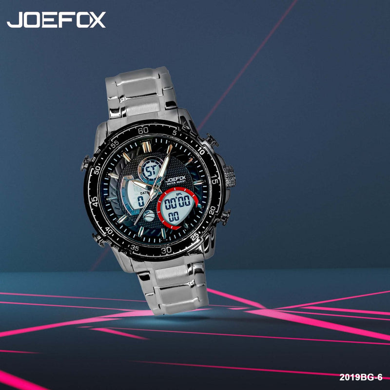 Reloj JoeFox Doble Hora Dorado 2019BG-6