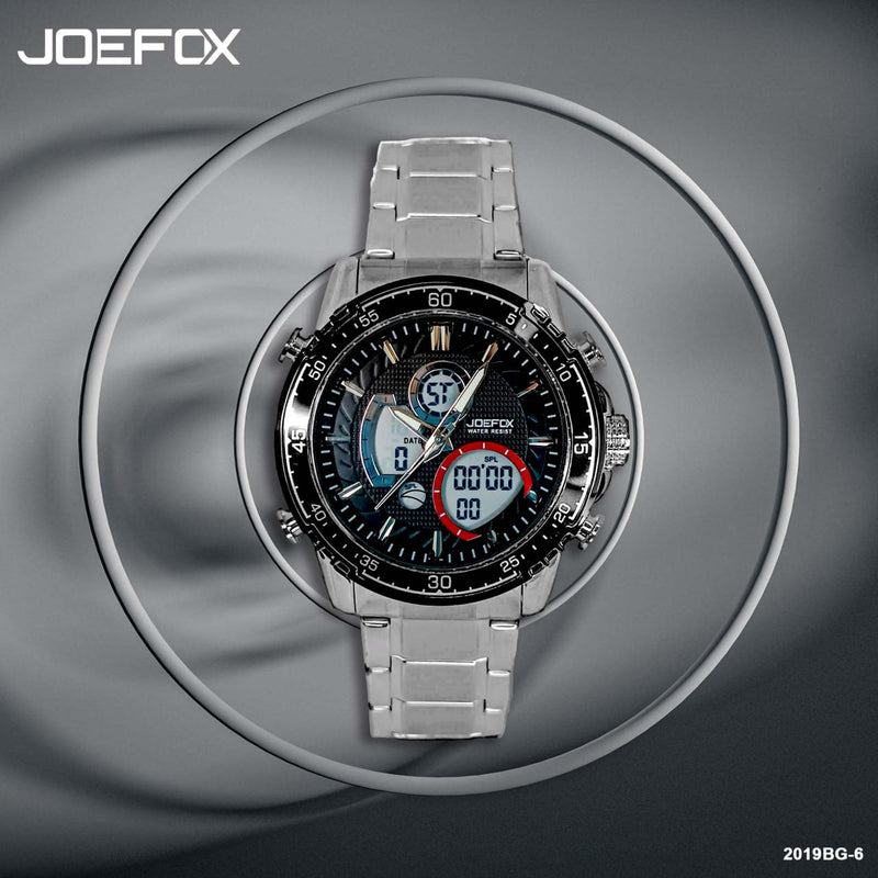 Reloj JoeFox Doble Hora Dorado 2019BG-6