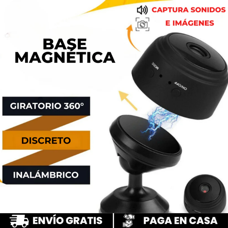 [COMPRE 1 Y RECIBA 2] Mini Cámara Espía PRO 1080P ULTRA HD - ¡OFERTA LIMITADA 🚨!
