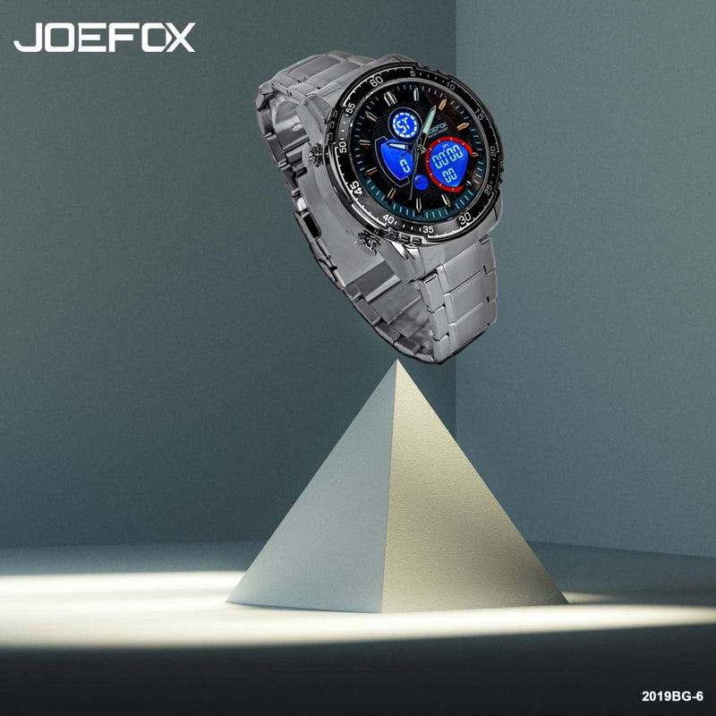 Reloj JoeFox Doble Hora Dorado 2019BG-6