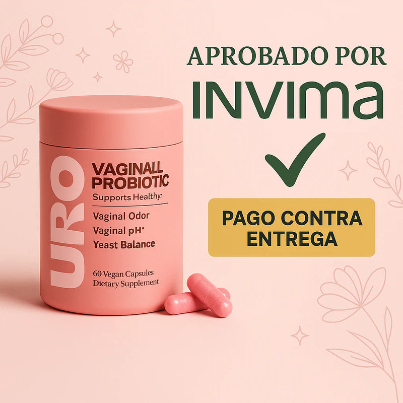Uro  Probióticos Vaginales - Elimina y previene infecciones, el mal olor y picazón en tu zona íntima en SOLO 1 SEMANA 🚨