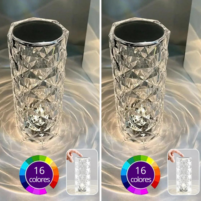 Lámpara de Cristal 3D