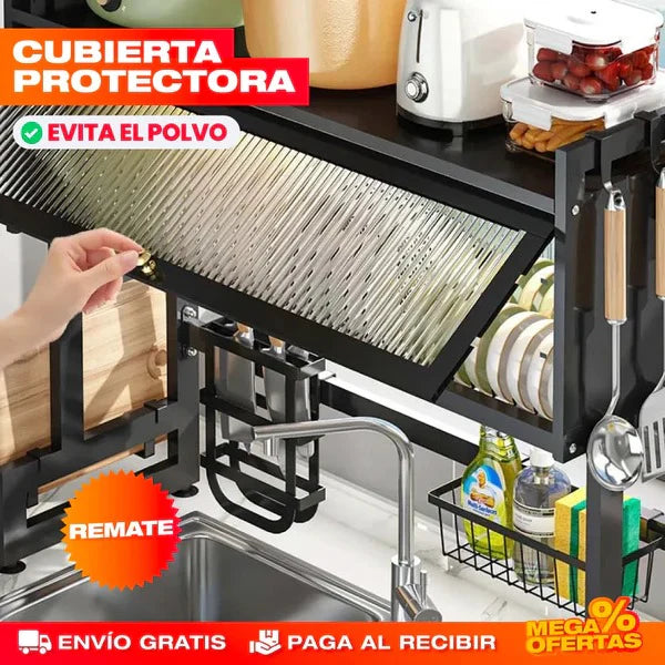Escurridor De Platos Con Almacenamiento - ULTIMAS UNIDADES EN STOCK 🚨