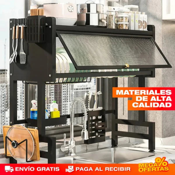 Escurridor De Platos Con Almacenamiento - ULTIMAS UNIDADES EN STOCK 🚨