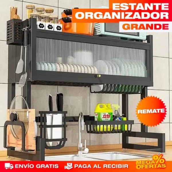 Escurridor De Platos Con Almacenamiento - ULTIMAS UNIDADES EN STOCK 🚨