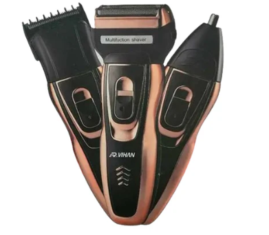 Maquina AFEITADORA PORTATIL [3 en 1]  - Cabello, Barba y Nariz
