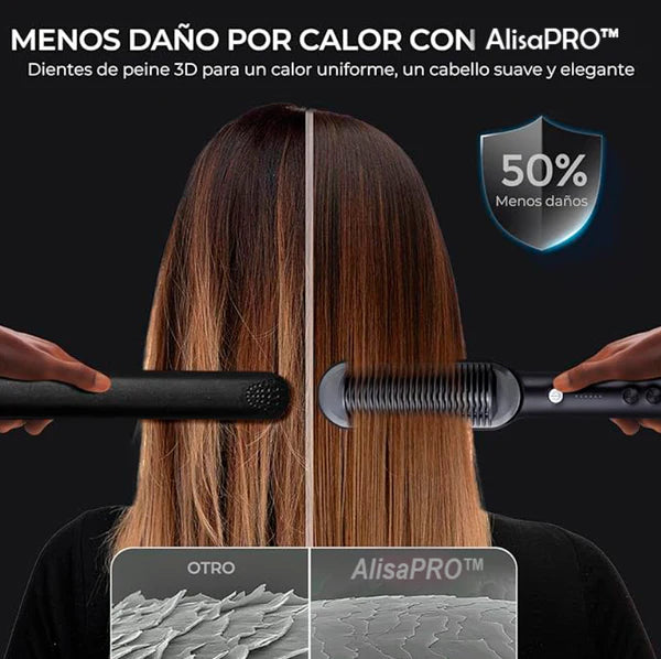 Cepillo Alisador Iónico - Alisa Pro 9